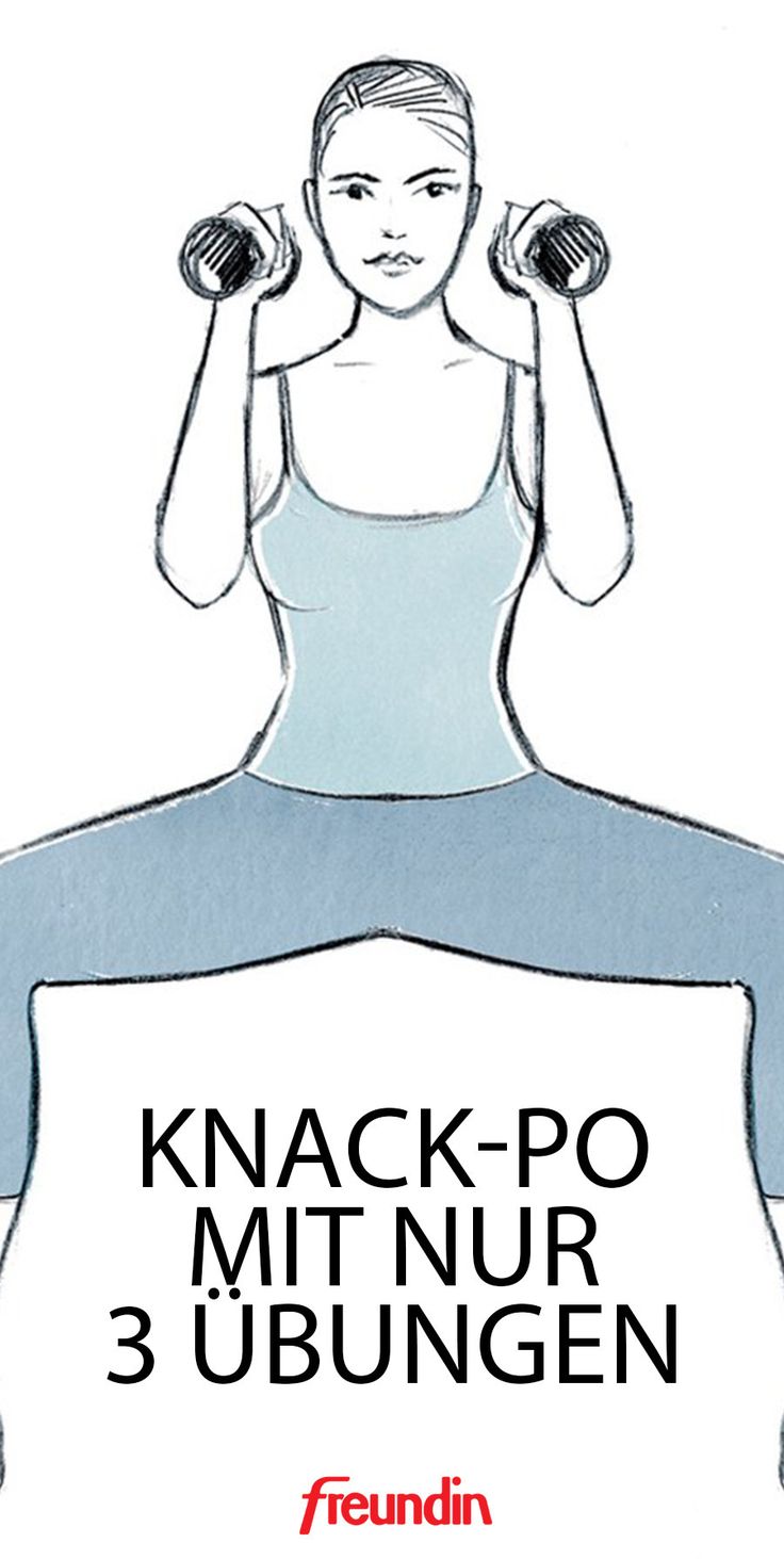 Knack-Po mit 3 Übungen