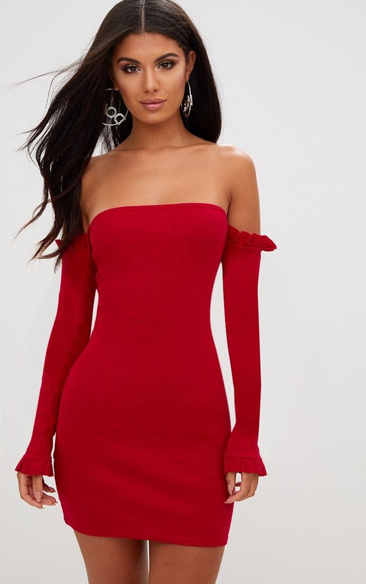 Pin on Robe sexy rouge