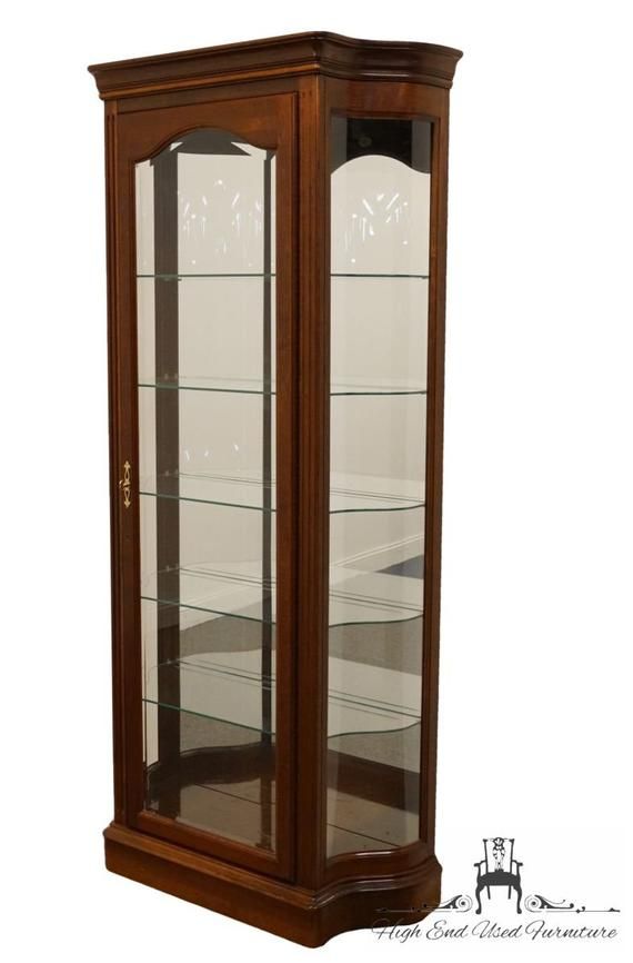 Jasper Cabinet Solid Colonial Cherry 37 Curio Display Cabinet