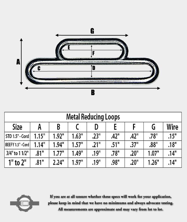 Metal Reducing Loops Loop, Metal, Hardware Metal Reducing Loops Loop, Metal, Hardware