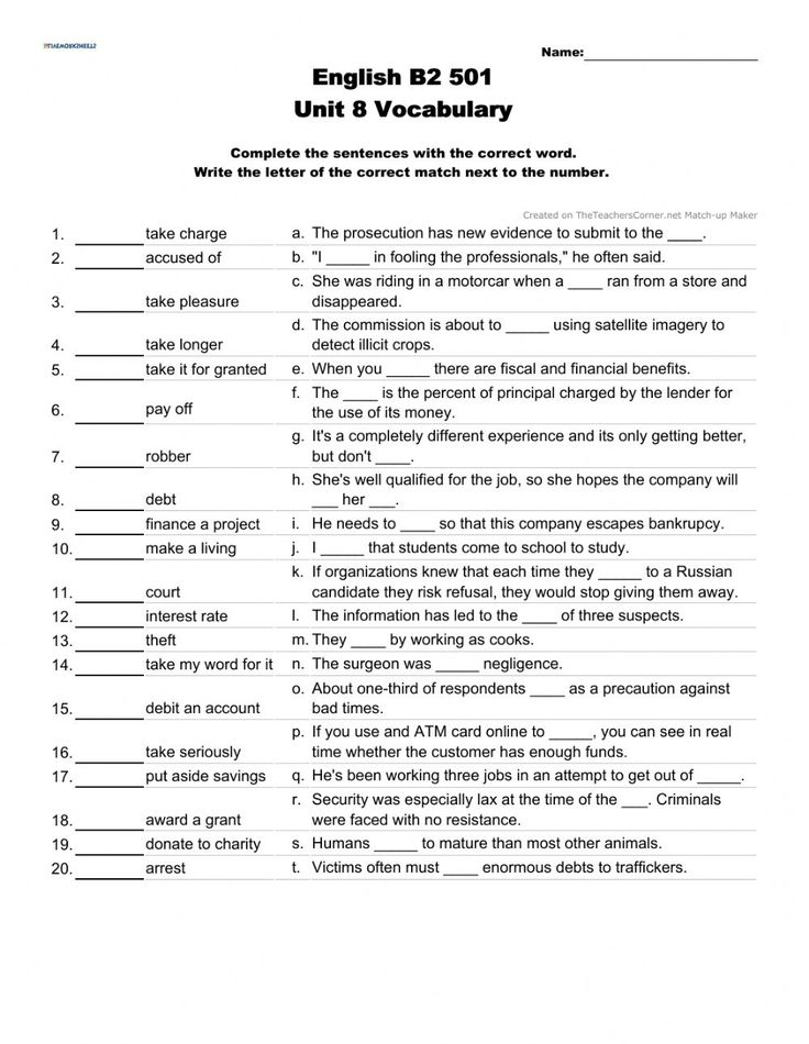 An English Worksheet With The Words And Numbers For Each Subject In An English Worksheet With The Words And Numbers For Each Subject In