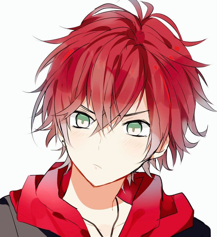 Red haired anime guy