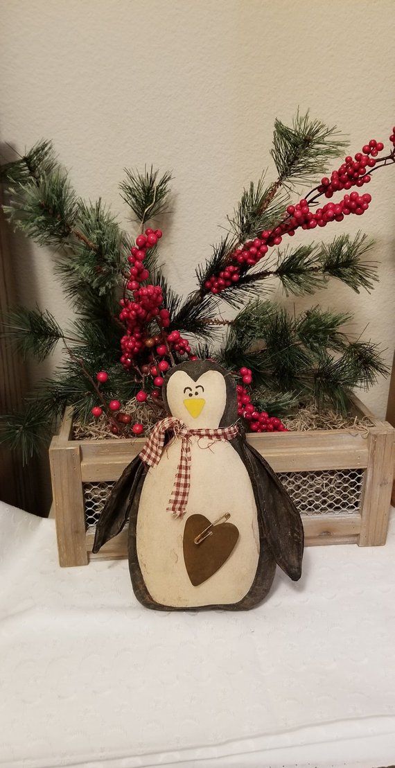 ~PaTTeRn~PRiMiTiVe WiNTeR HoLiDaY TRee BoWL FiLLeRs SiTTeR ORniE CuPBoArd TuCkS~