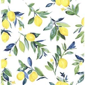 Lemon Wallpaper, Peel and Stick Wallpaper for Walls