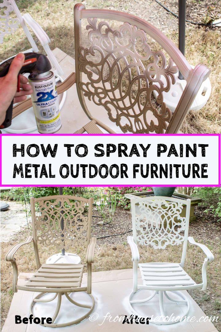 How To Paint Metal Patio Furniture Painting Outdoor Painted Metallic How To Paint Metal Patio Furniture, What Type Of Paint For Metal Outdoor Furniture