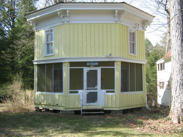Methodist Cottage Community Octagon House Tiny Cottage Small House pinterest