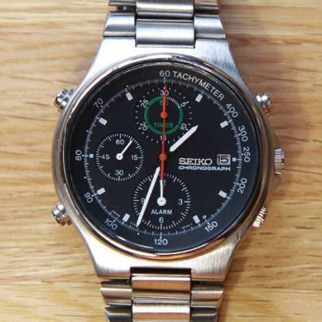  Seiko 7T42-6A10 Tachymeter Alarm Quartz Chrono vintage,  Men's Fashion, Watches on Carousell | Mens fashion, Watches, Chrono