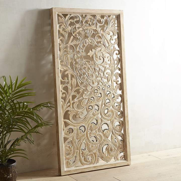 Pier 1 Imports Peacock Mirrored Wall Panel Mirror Art Imports Peacock Mirrored Wall Panel, Mosaic Mirror Pier One Canada