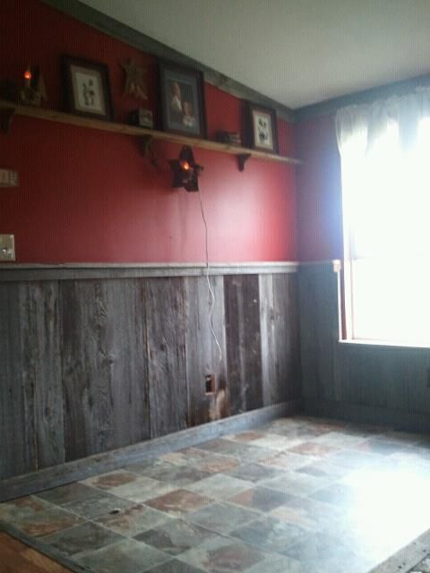 Barnwood room Just redid my living room and this was how