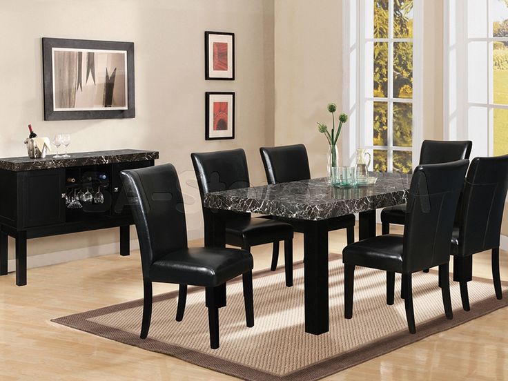 Black And White Dining Room Sets best 20+ black dining table set ideas on pinterest | farmhouse Black And White Dining Room Sets best 20+ black dining table set ideas on pinterest | farmhouse