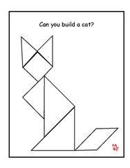 Breathtaking image with tangram puzzles printable Soft image intended for tangram puzzles printable