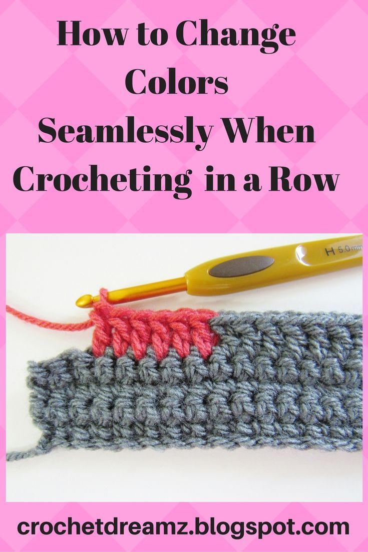 Single Crochet Join Coloring Pages How To Seamlessly Change Colors In A Sc Hdc Or Dc Row Change Colors In Crochet Crochet Instructions Knitting