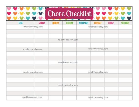 chore checklist