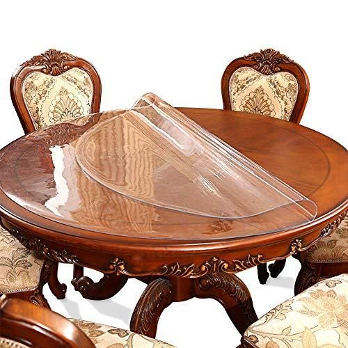 Dining Table Protector Clear Plastic Tablecloth Desk Pad Mat Wooden Furniture Coffee Glass Side Cloth To In 2021 Round Marble Dining Table Protector Clear Plastic, 72 Round Table Protector
