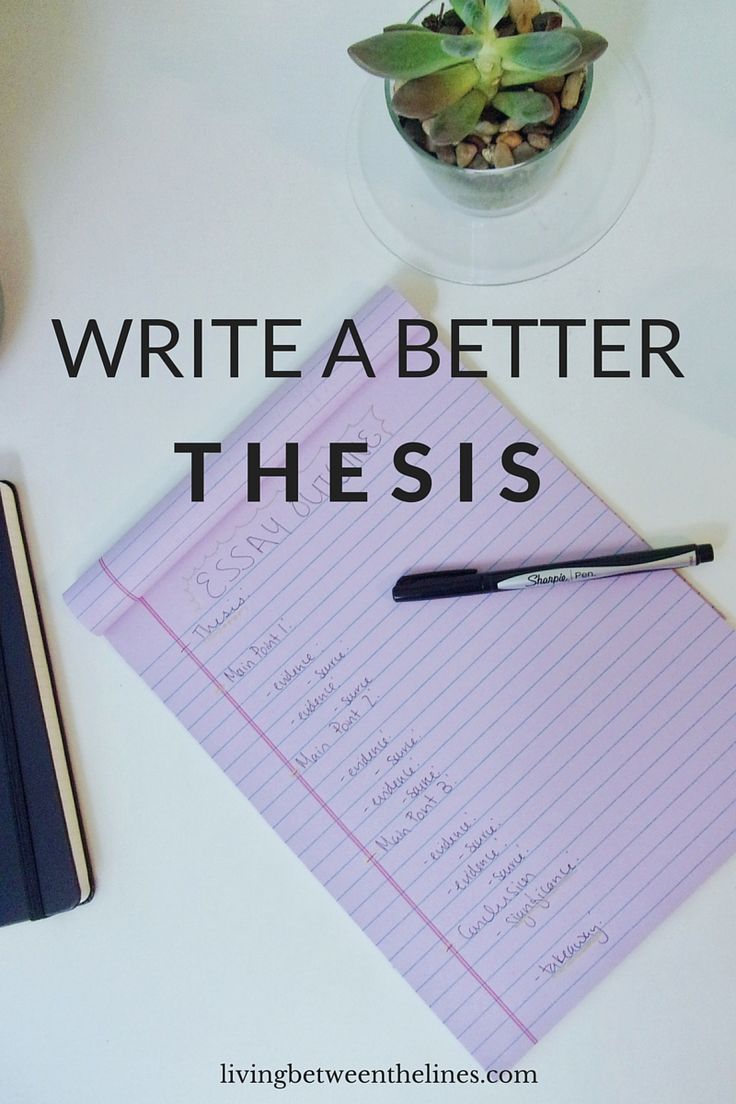 Help writing thesis paper