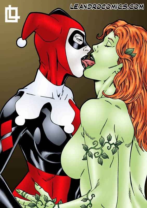 Harley Quinn and Poison Ivy lesbian sex Lesbian X Rated Cartoons - Harley Quinn and Poison Ivy lesbian sex