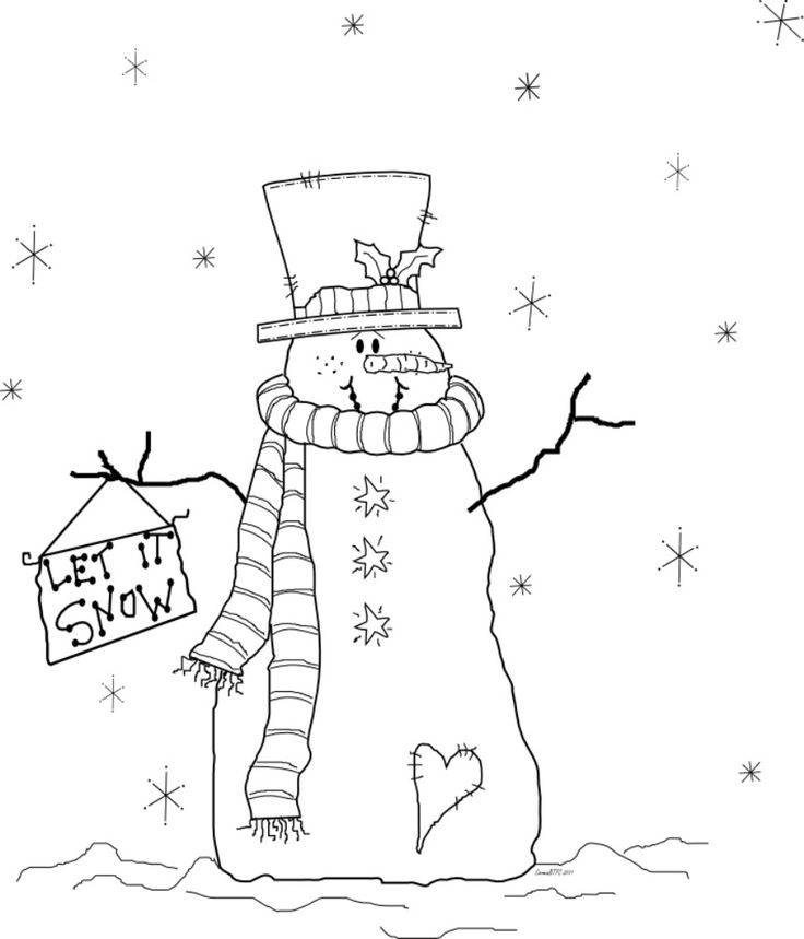 Download 66 best Snowman Stitchery images on Pinterest | Embroidery patterns, Primitive stitchery and ...