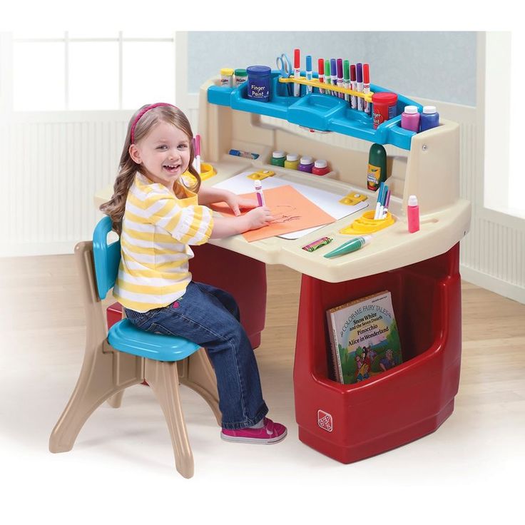 58 Best Art Desk Images On Pinterest Deco And Deluxe Art Master Desk Sy Provides Plenty Of Storage Features Large Work Surface With Molded In Compartments And Hinged Dry Erase Writing