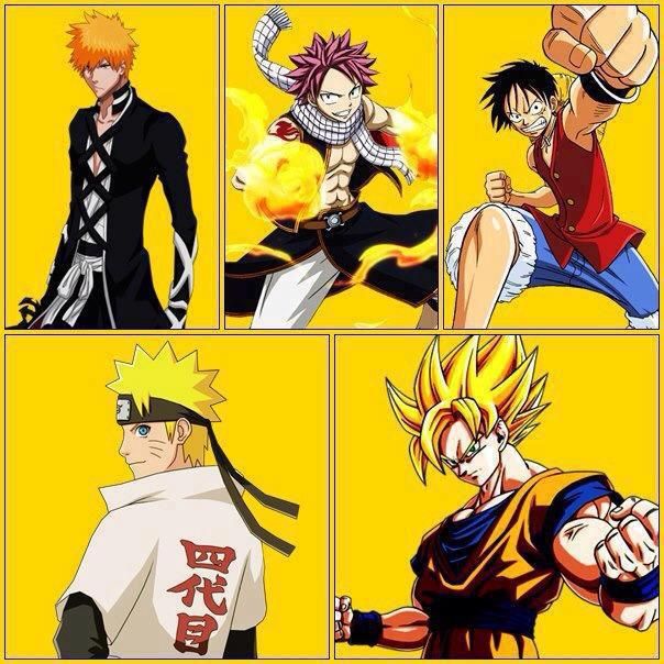 Naruto Vs One Piece Vs Fairy Tail Naruto Vs Bleach Vs One Piece Vs Fairy Tail