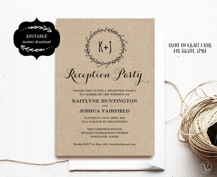 7 best Wedding Reception images on Pinterest Invitations - reception invitation template 7 best Wedding Reception images on Pinterest Invitations - reception invitation template