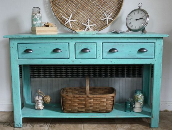 11 Best Nautical Images On Pinterest Accent Tables Beach Themes Beachy Sofa Table Redo