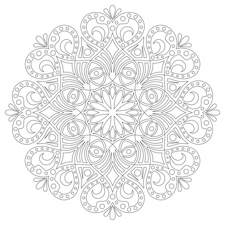 hearts: created in affinity designer. #mandala #mandalaart #kaleidoscopes #kalei...
