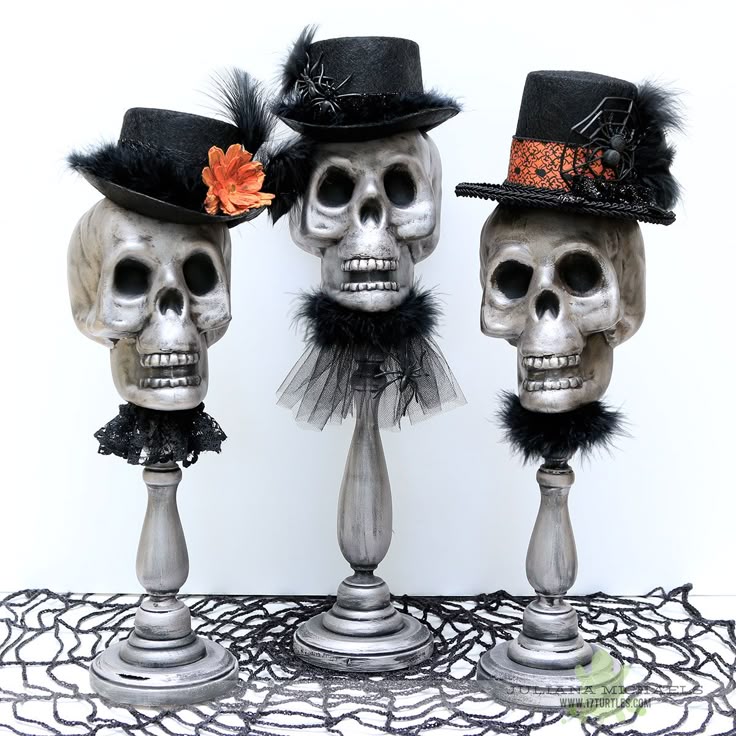 dollar tree halloween decor using plastic skulls by juliana michaels - Halloween Decorations Michaels dollar tree halloween decor using plastic skulls by juliana michaels - Halloween Decorations Michaels