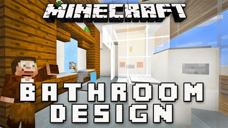 Bathroom Designs Minecraft minecraft tutorial: how to make a modern bathroom (modern house Bathroom Designs Minecraft minecraft tutorial: how to make a modern bathroom (modern house