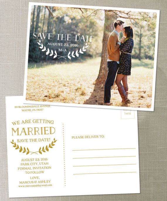 wedding postcards