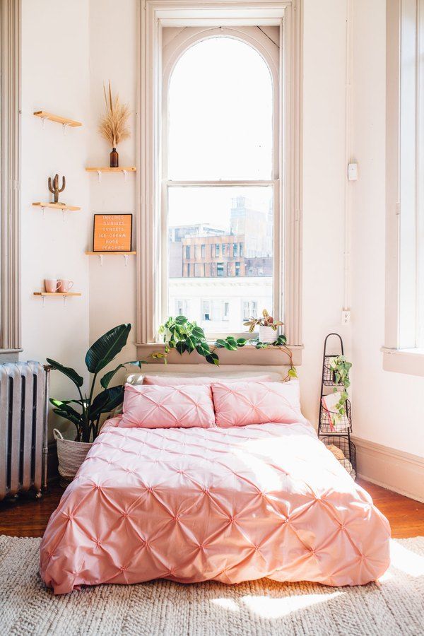 29 Pink Bedroom Ideas That Are As Sweet As Can Be Hunker Pink Bedrooms Pink Bedroom Yellow Bedroom Accessories [ 900 x 600 Pixel ]