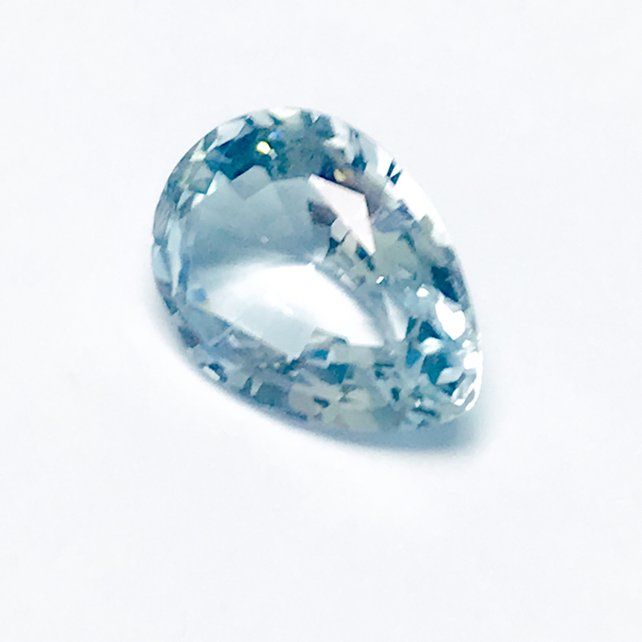 Loose Aquamarine For Jewelry Making Aquamarine Cut Stone Pear Shape Aquamarine Gemstone Natural Aquamarine Loose Cut Stone