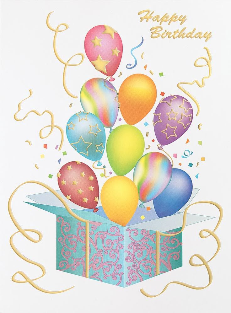 Balloon of Birthday Wishes Cumpleaños Pinterest