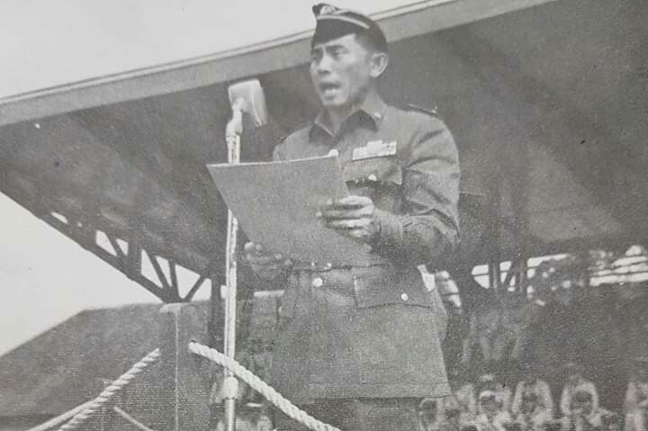 Pangad Letjen A Yani Memberikan Amanat Seusai Pengambilan Sumpah Kol Amirmachmud Sebagai Pangdam X Lambung Mangkurat Yang Bar Tokoh Sejarah Pejuang Sejarah