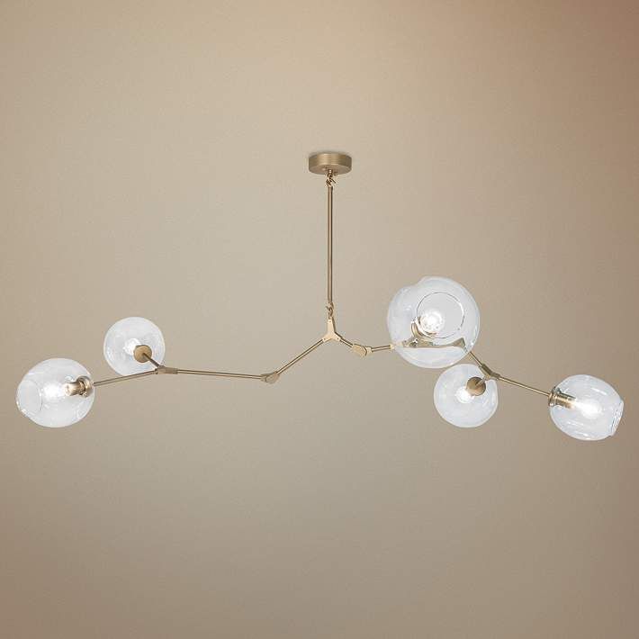 Pin On Modern Colonial Pin On Modern Colonial, Fairfax 66 Wide Brushed Brass Modern Chandelier