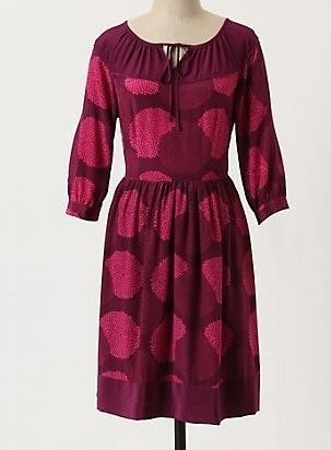 Anthropologie leifsdottir summer twilight dress violet Anthropologie leifsdottir summer twilight dress violet