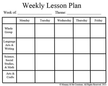 downloadable lesson plan templates