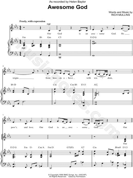 our god is awesome god chords our god is awesome god chords