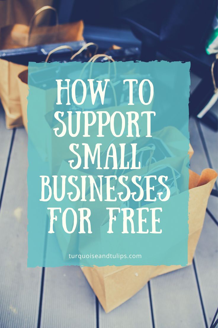Supporting Small Businesses Support small business, Small business