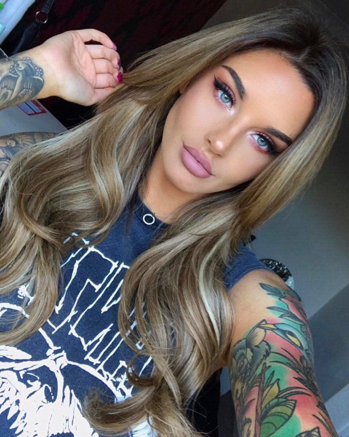 Hair Color Black Eye Color Sexy Tattoos Sleeve Tattoos Inked Girls Tattooed Girls Tattoo Art Tattoo Skin Tattoo Women