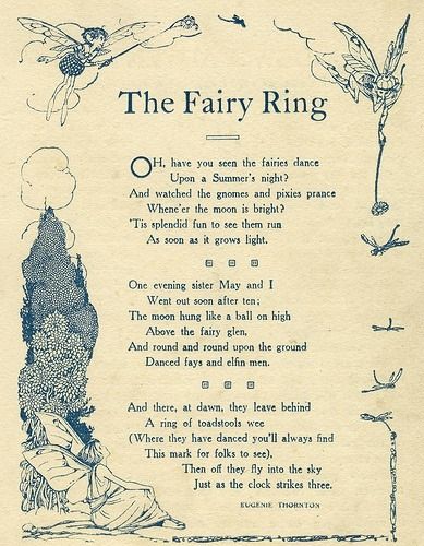 The Fairy Ring Poem Eugenie Thornton The Fairy Ring Poem Eugenie Thornton