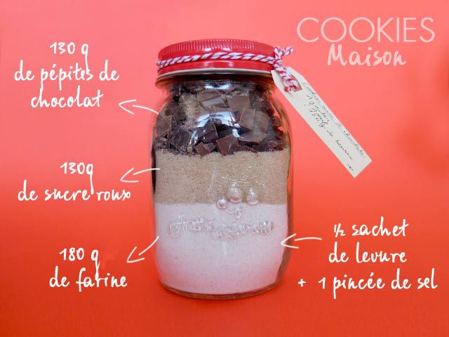 Préparation pour Cookies - il ne reste plus qu'à ajouter 120 gr de beurre ...