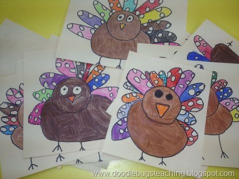 directed drawing kindergarten thanksgiving