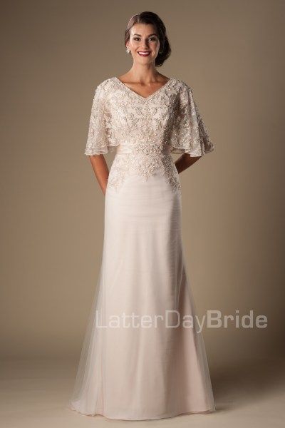 Best 25 Coffee Wedding Dresses Ideas On Pinterest Diy Primrose Modest Wedding Dress With Sleeves Latterdaybride Lds Bridal Gown Slc