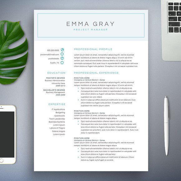 Modern Resume Template for Word - A5e946c2f2d8c6aab6d7e7255ce5ff40