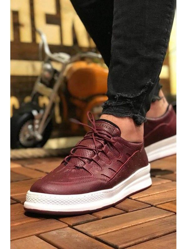 chekich ch040 bt erkek ayakkabi bordo ayakkabi erkek erkek spor ayakkabilari erkek ayakkabi modasi