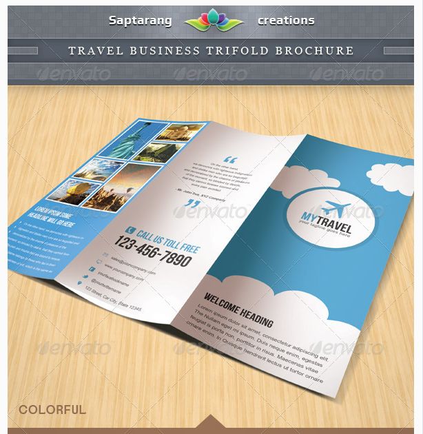 traveling brochure examples