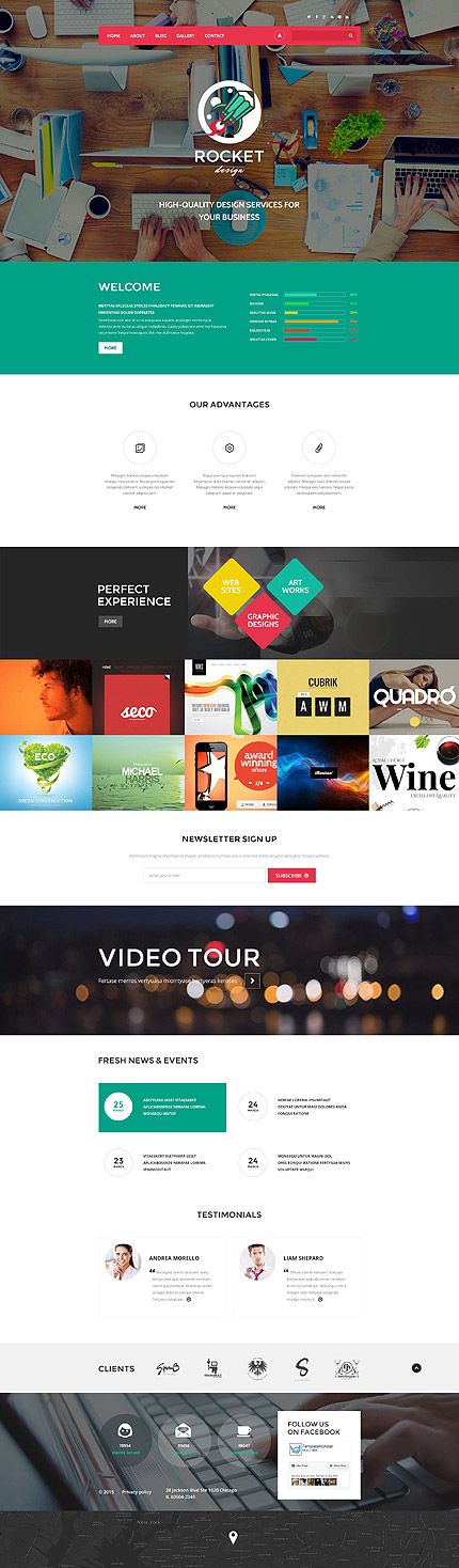 php news website templates