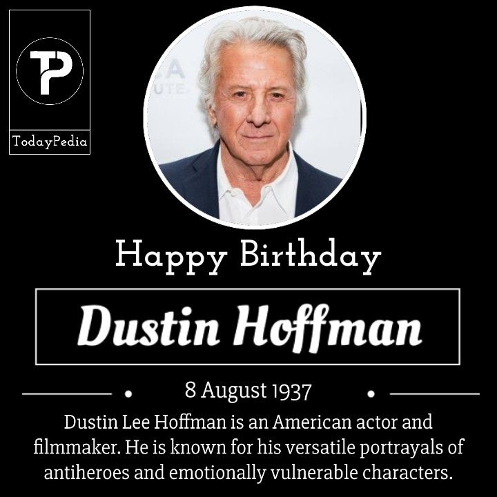 Happy Birthday Dustin Hoffman | Birthday quotes, American actors, Quotes