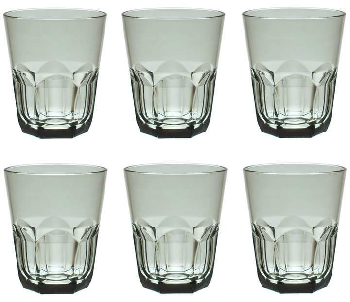 Red Barrel Studio Rosaura 15 Oz Acrylic Whiskey Glass Wine Glass Set Juice Glass Set Pint Glass Set