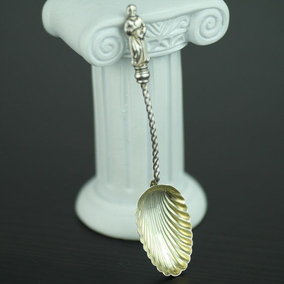 Antique 1894 solid silver spoon Russian Empire 84 Tea Coffee